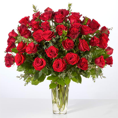 Forever Yours Fifty Stem Red Rose Bouquet –  Berkeley Florist, Moncks Corner SC