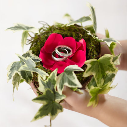 Lila Rose Ring Nest –  Berkeley Florist, Moncks Corner SC