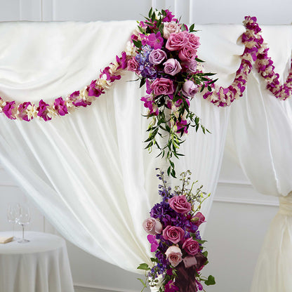 Color & Light Chuppah Decor –  Berkeley Florist, Moncks Corner SC